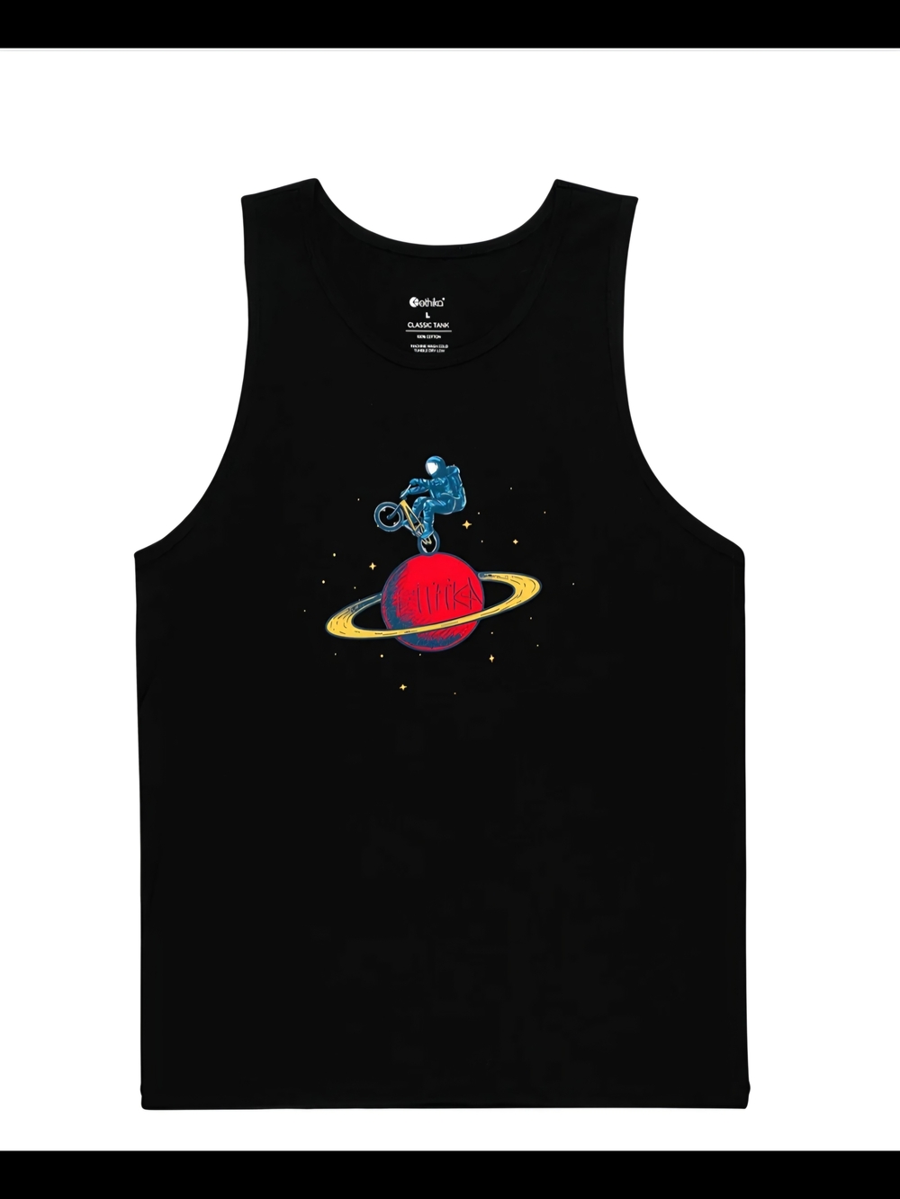 Ethika - Astro Wheelie | Mens Tank Top Black Size 2xl